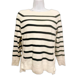 J.Crew Striped Sweater Top 100% Cotton - Size XS